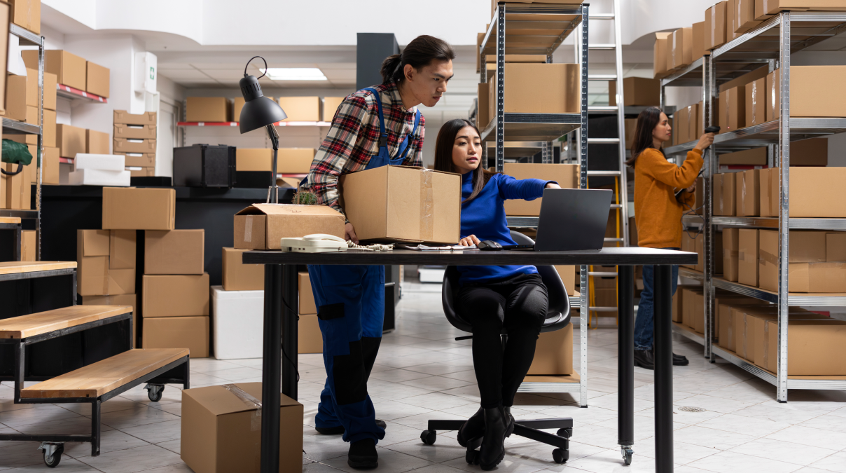 Ecommerce Fulfillment Services with staff picking, packing, and shipping customer orders